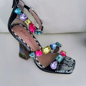 Betsey Johnson Women's Detailing High Heel Dress Sandals Sz 8.5